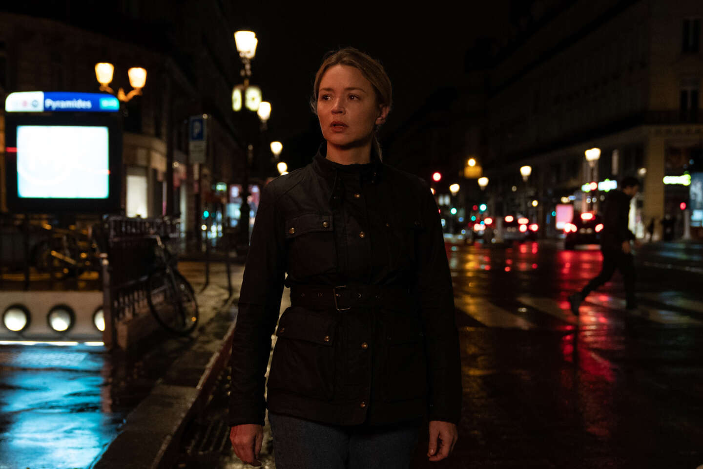 Virginie Efira as a victim of an attack, who relearns to live in the capital