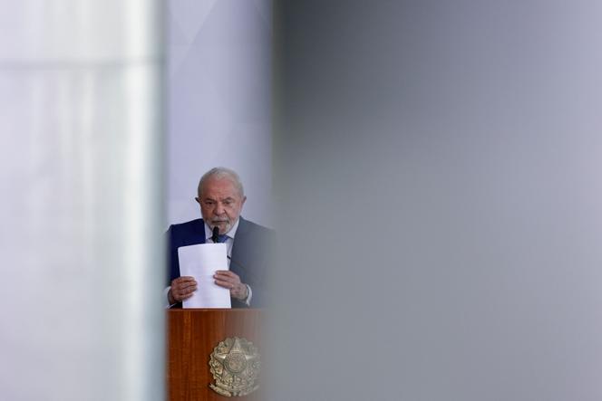 El presidente brasileño Luiz Inacio Lula da Silva en Brasilia el 16 de febrero de 2023.