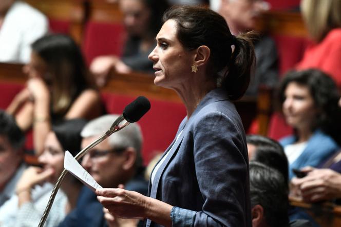 MP Sandrine Josso en la Asamblea, 23 de julio de 2019.