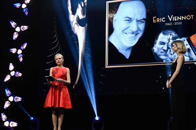 The president of the SNJV, Anne Devouassoux, paid tribute to game creator Eric Viennot, who died in July 2022.
