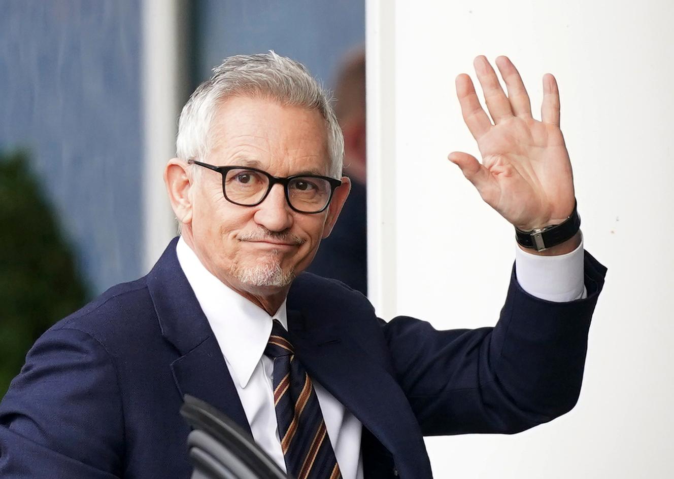 Gary Lineker a su llegada al Leicester Stadium antes del partido del campeonato inglés contra el Chelsea el 11 de marzo de 2023.