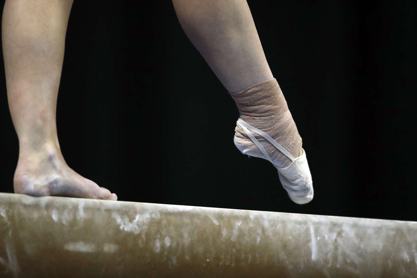 in Marseille, the trial of high-level gymnastics training methods