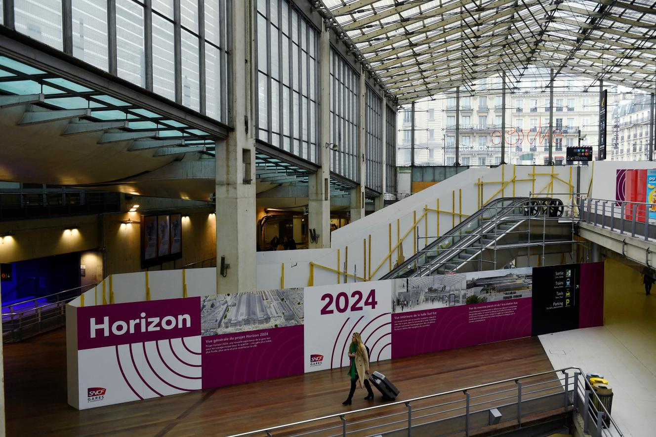En la Gare du Nord, en París, el 3 de febrero de 2023.