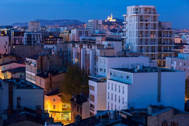 View of the 2nd arrondissement of Marseille (Bouches-du-Rhône), in April 2022.