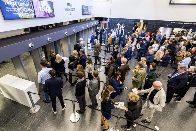 The entrance to the Tefaf fair, in Maastricht (Netherlands), on March 11, 2023.