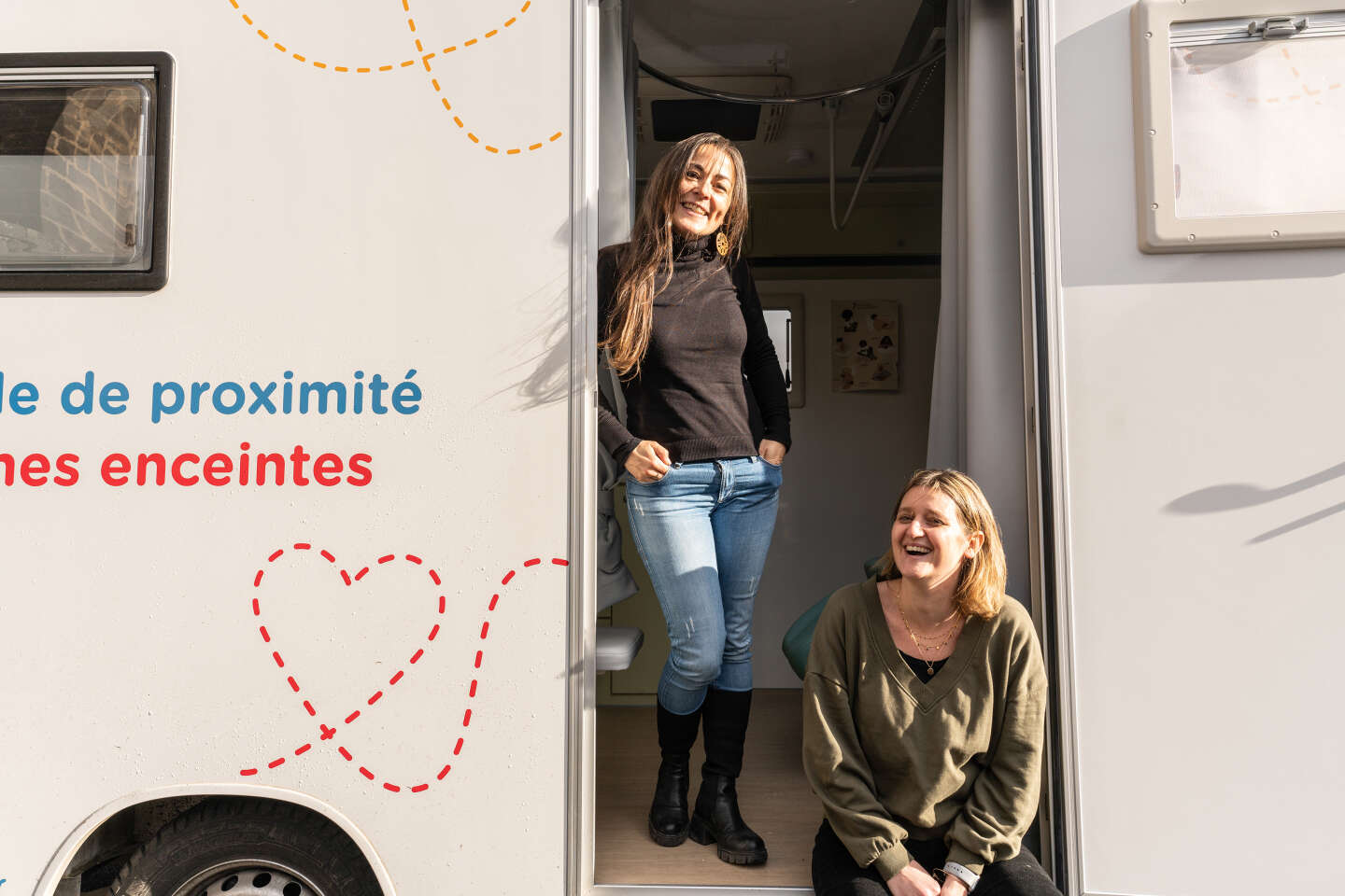 in Auvergne, a “small hospital on wheels” to support pregnant women