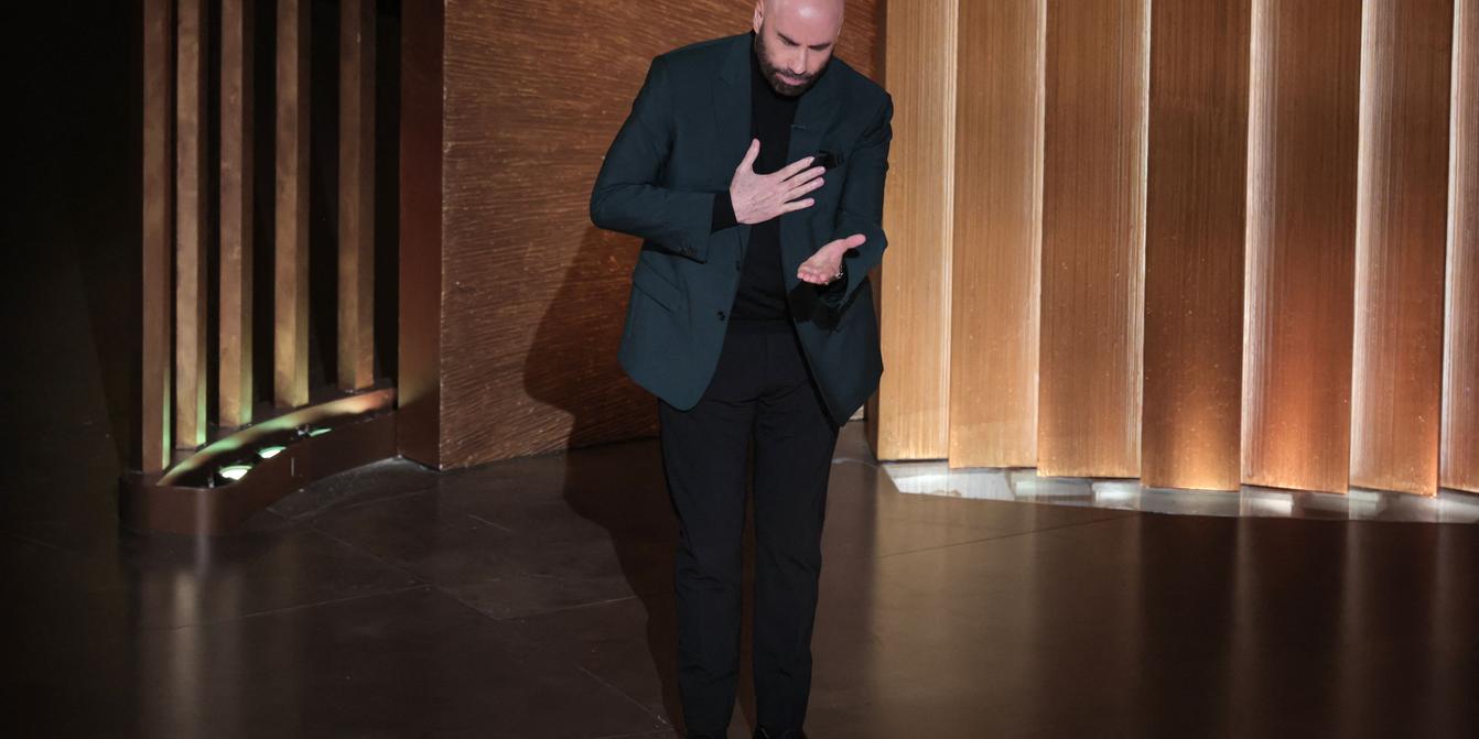 John Travolta az Oscar-gálán