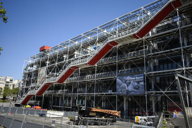 The Center Pompidou in Paris, August 10, 2022.
