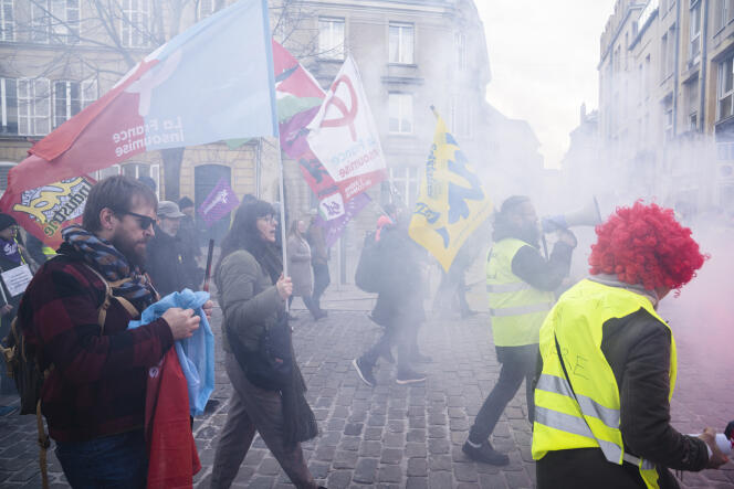 Manifestation contre la réforme des retraites, à Metz, le 15 mars 2023