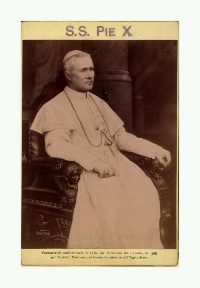 Pope Pius X (1835-1914) in 1903.