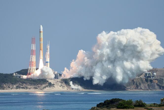 La fusée H3 décolle de Kagoshima, au Japon, le 7 mars 2023. 