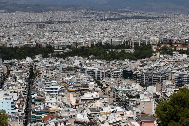 Vista de Atenas (Grecia), 24 de agosto de 2018.