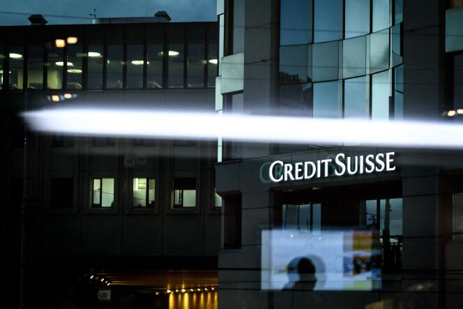 Une agence du Crédit Suisse, à Genève, en 2018. 