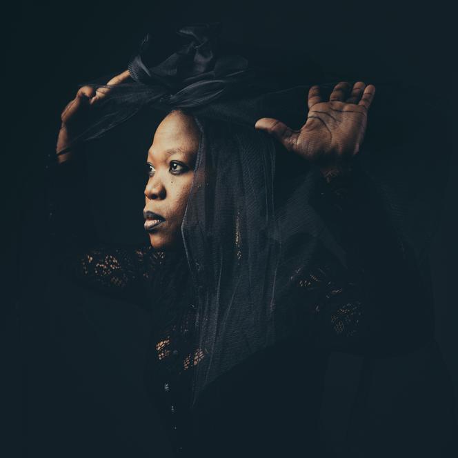 The singer Moonlight Benjamin, in Toulouse, in 2023.
