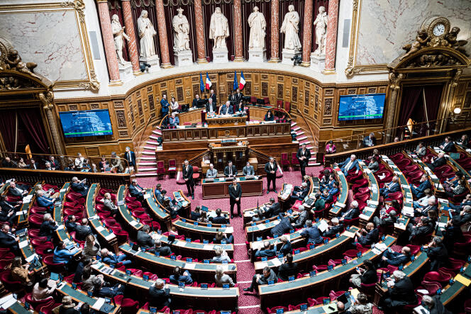 The Sénat on March 16, 2023.