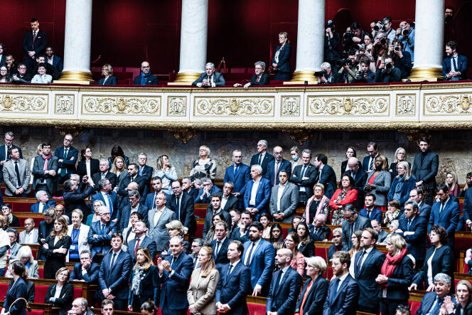En la Asamblea Nacional, en París, el 16 de marzo de 2023.