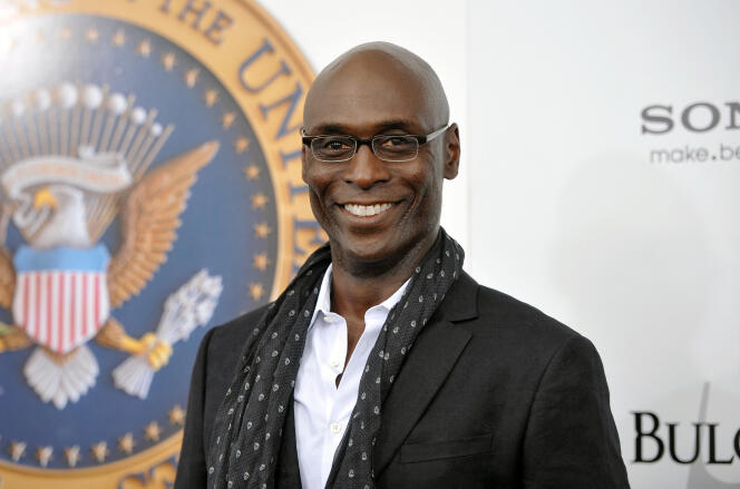 Actor Lance Reddick at the premiere of 'White House Down' in New York City on June 25, 2013.