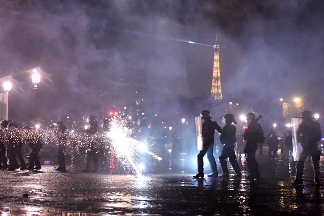 Place de la Concorde, à Paris, le 17 mars 2023.
