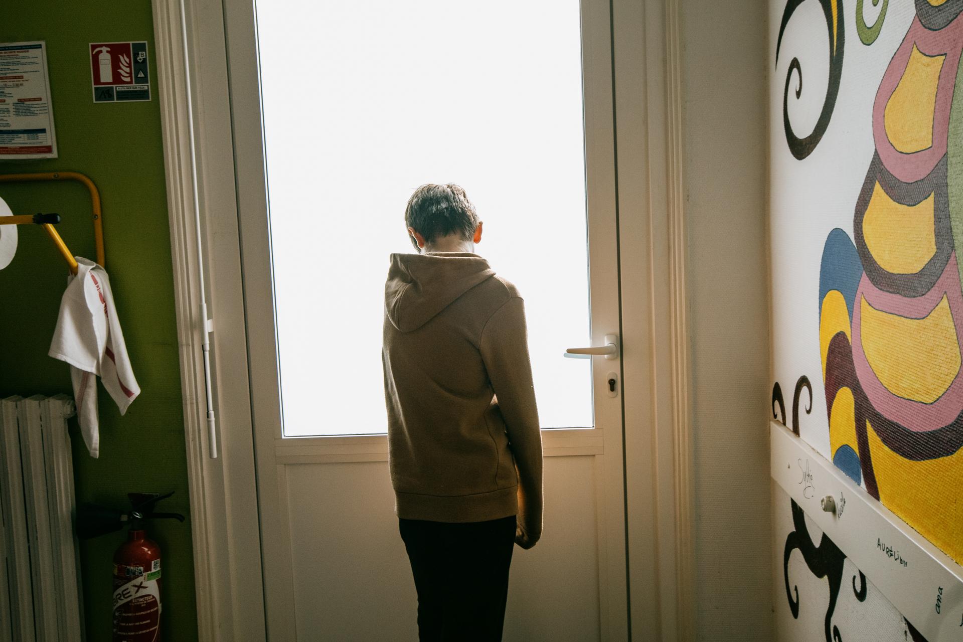 A teenager received in the anxious school refusal unit of the Montpellier University Hospital Center, January 31, 2023.