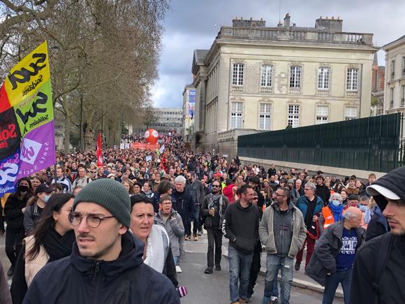 A Nantes, samedi 18 mars 2023.