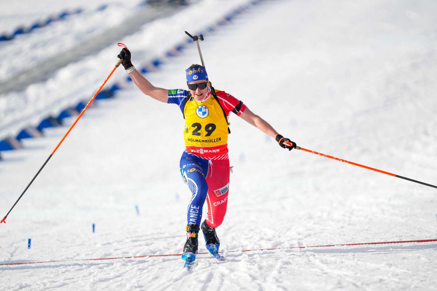 after the general classification, Julia Simon wins the small crystal globe of the mass start