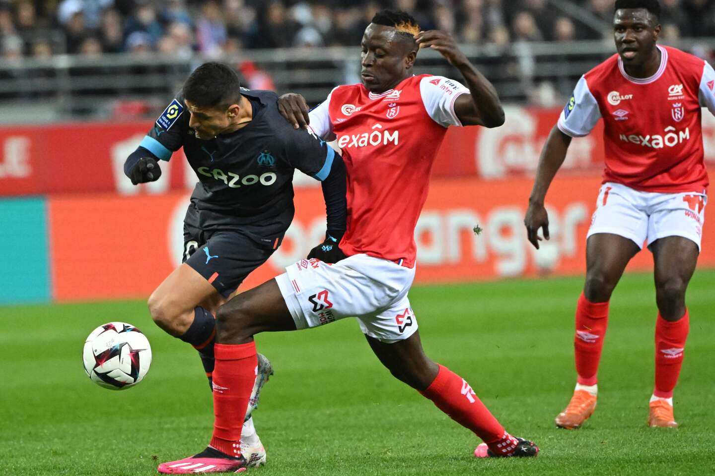 Marseille knock off Reims’ unbeaten streak and regain second place