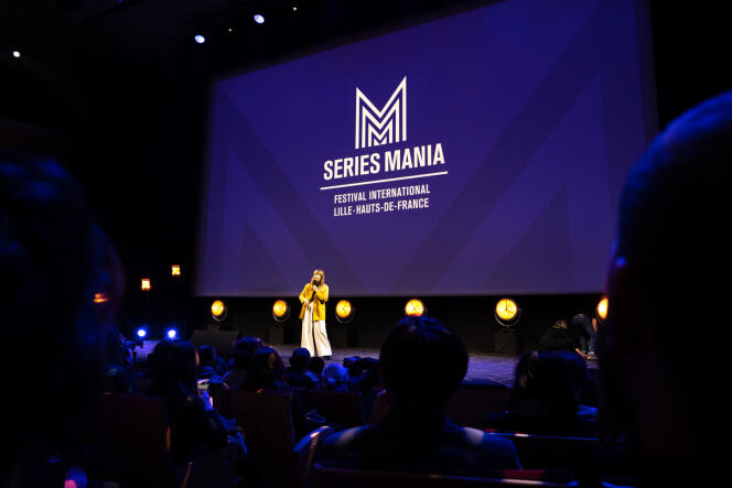 Opening ceremony of the Series Mania festival, in Lille (Nord), on March 17, 2023.