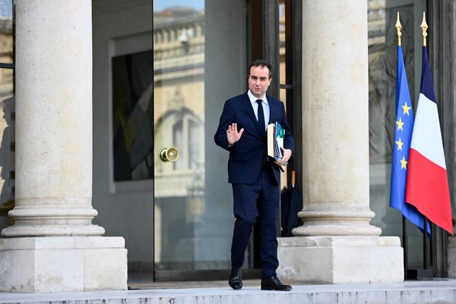 Sébastien Lecornu, en el Elíseo, el 1 de marzo de 2023.