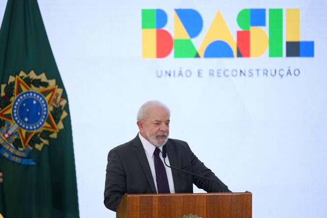 El presidente brasileño Luiz Inácio Lula da Silva, en Brasilia, 20 de marzo de 2023.