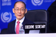 South Korea's Hoesung Lee, chairman of the IPCC since 2015, at the opening ceremony of COP27 in Sharm-El-Sheikh, Egypt, on November 6, 2022.