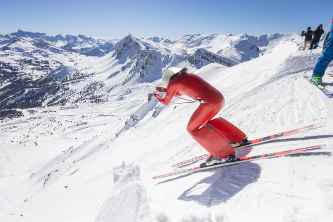 Simon Billy batió el récord mundial de esquí de velocidad el miércoles 22 de marzo de 2023 en Vars (Hautes-Alpes).