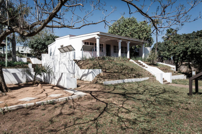 La maison qu’occupa, dans les années 1890, le futur Mahatma Ghandi, à Phoenix, ville située à 25 km de Durban, en Afrique du Sud (photo prise en 2019).