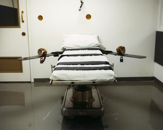 Salle d’exécution du pénitencier de McAlester (Oklahoma), en 2010.