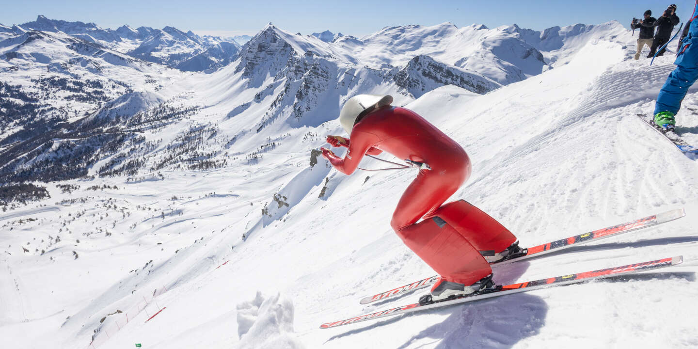 Ski de vitesse : à 255,5 km/h, le Français Simon Billy bat le record du monde