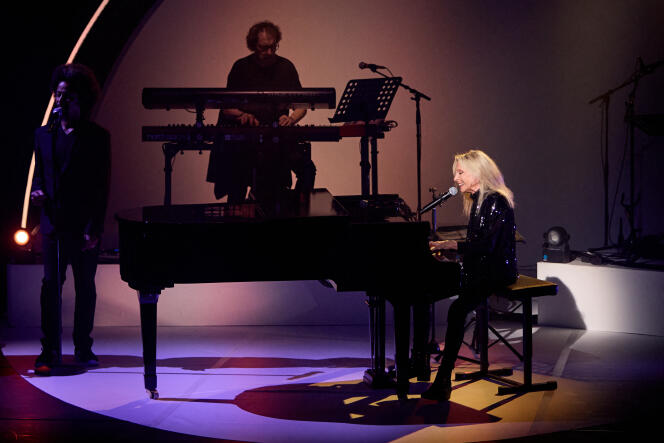 Véronique Sanson in concert in Montereau-Fault-Yonne (Seine-et-Marne), October 21, 2022. 