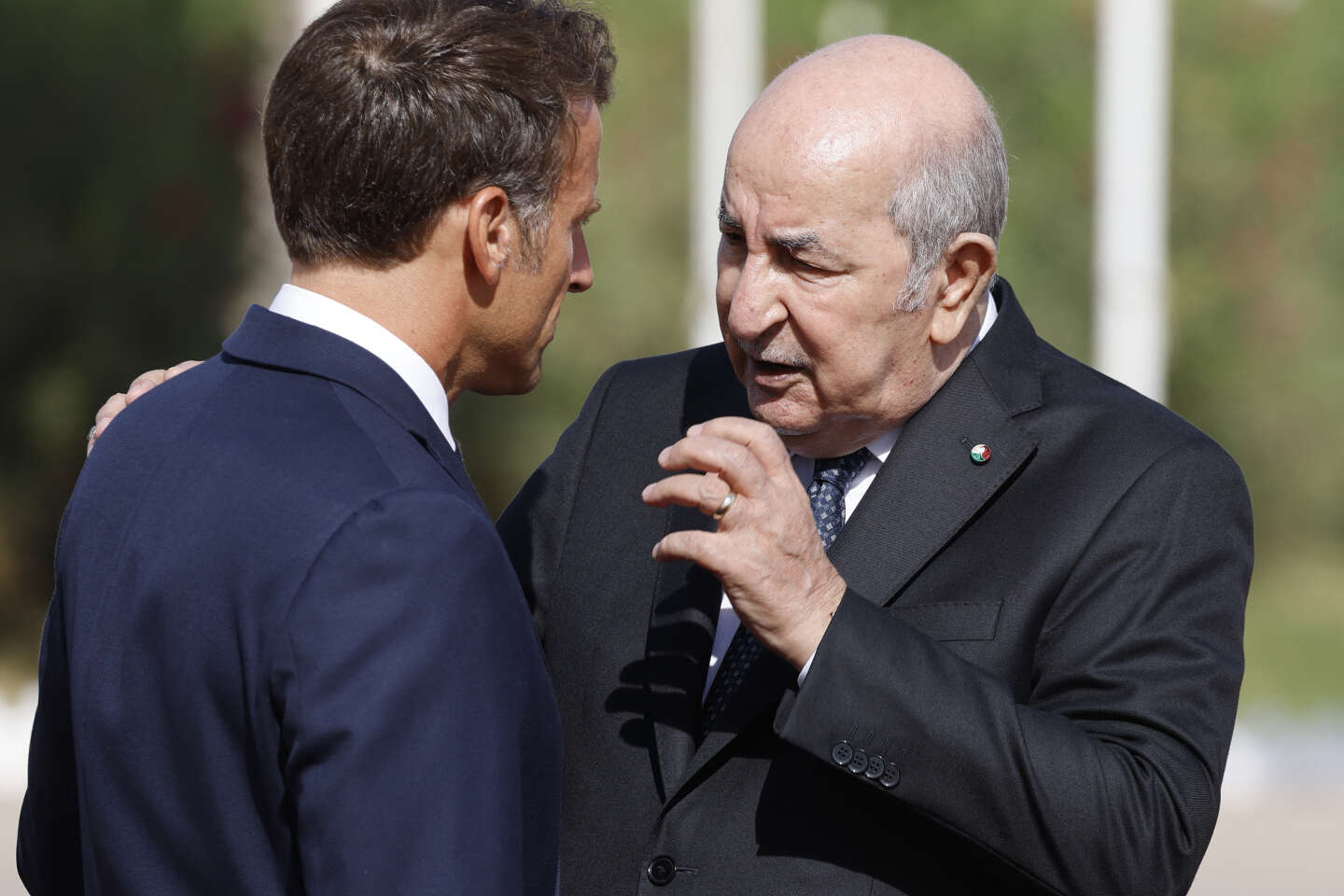 Emmanuel Macron and Abdelmadjid Tebboune announce their desire to continue to “strengthen bilateral cooperation”