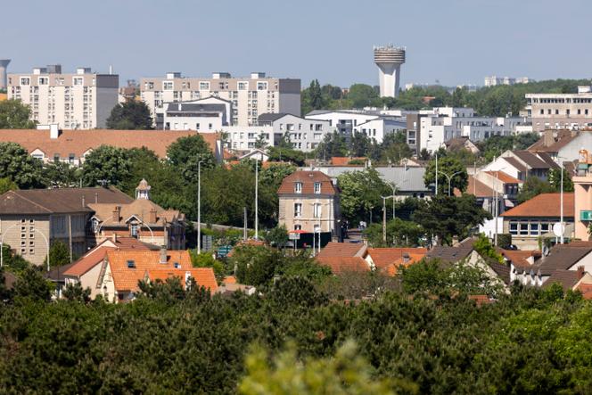 View of Stains (Seine-Saint-Denis), May 13, 2022.