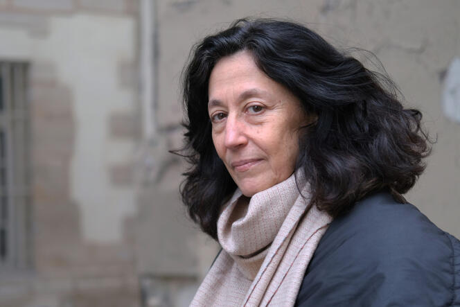 Writer and translator Luba Jurgenson, in Paris, in 2021.