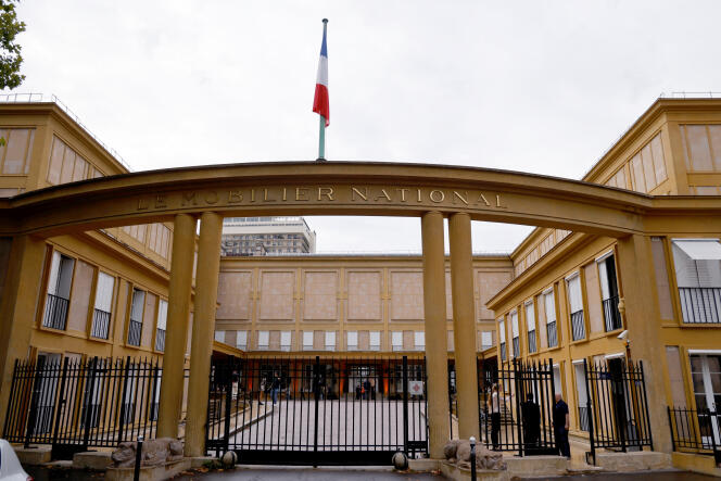 L’entrée du Mobilier national, le 7 septembre 2022, à Paris.