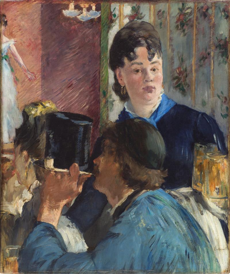 « La Serveuse de bocks » (entre 1878 et 1879), d’Edouard Manet. Huile sur toile.