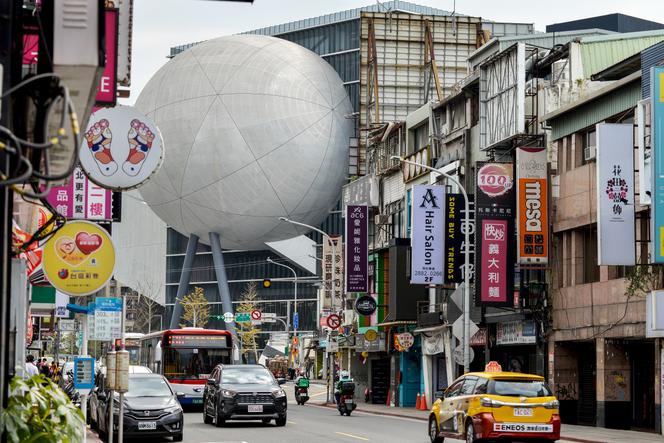 The Taipei Performing Arts Center, a project designed by OMA, the agency of Rem Koolhaas and David Gianotten, in Taiwan, on March 14, 2023.