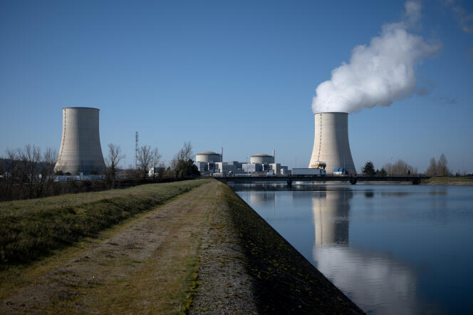 La central nuclear de Golfech, en el departamento de Tarn-et-Garonne, el 9 de febrero de 2023.