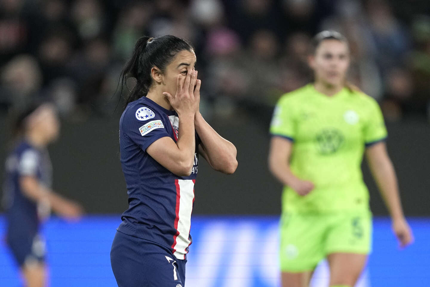 the Parisiennes eliminated in the quarter-finals by Wolfsburg