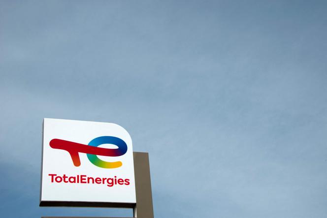 The logo of French oil and gas company TotalEnergies is seen on an oil and gas station in Berlin, on April 29, 2022.