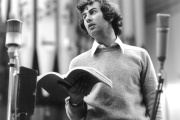 James Bowman pendant une répétition à l’hotel de ville de Leeds (Royaume-Uni), le 1er janvier 1972.