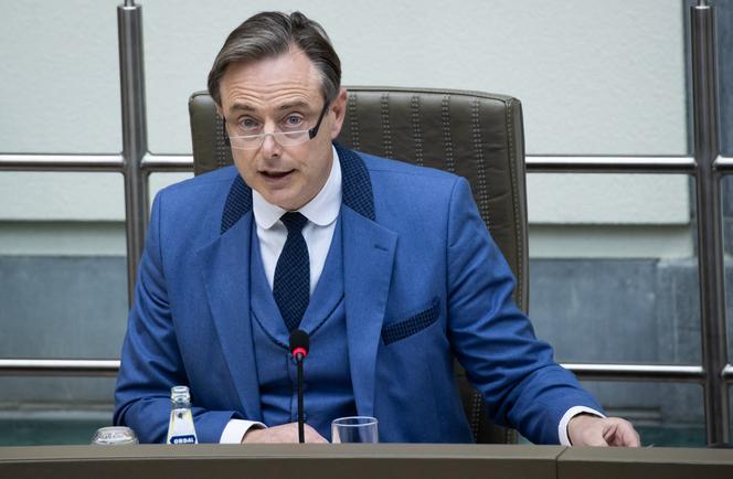 Le maire d’Anvers, Bart De Wever (ici à Bruxelles, le 14 janvier 2022), était l’une des cibles des personnes interpellées.