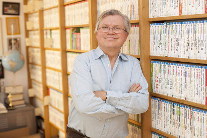 Philippe Gloaguen, cofundador de la “Guide du routard”, en París, el 27 de enero de 2012. 