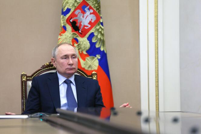 Vladimir Putin, 31 de marzo en el Kremlin.