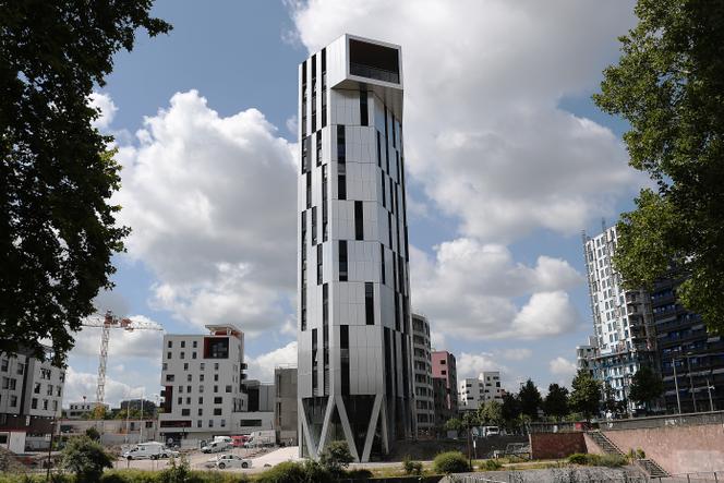 The Elithis Danube tower, in Strasbourg, in June 2018.