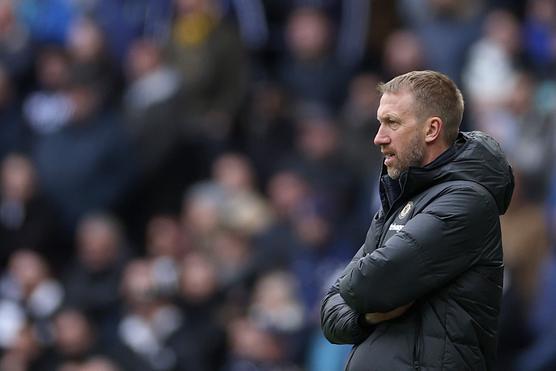 El técnico del Chelsea, Graham Potter, durante el partido de la Premier League contra el Tottenham en Londres el 26 de febrero de 2023.